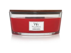 Velas de vidrio rojo Woodwick 76080e