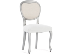 Funda de Silla EYSA Premium Bronx Pack de 2 Fundas Tejido Multielástico (50 x 50 x 5 cm - Poliéster - Blanco)