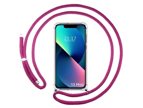 Carcasa iPhone 13 Mini (5.4) TUMUNDOSMARTPHONE Colgante Rosa