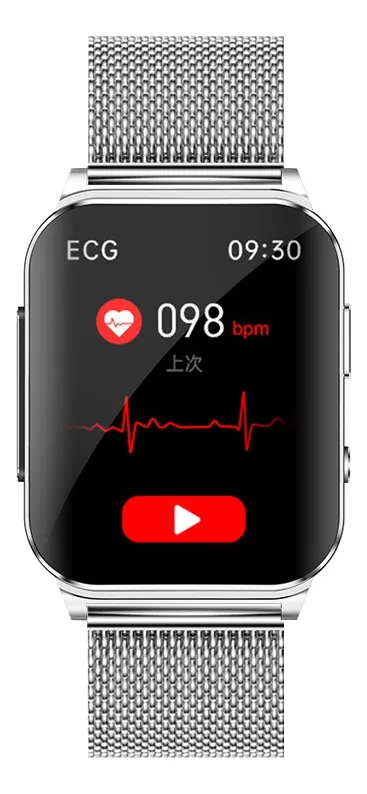 Reloj inteligente para medir la presión arterial y la presión arterial.