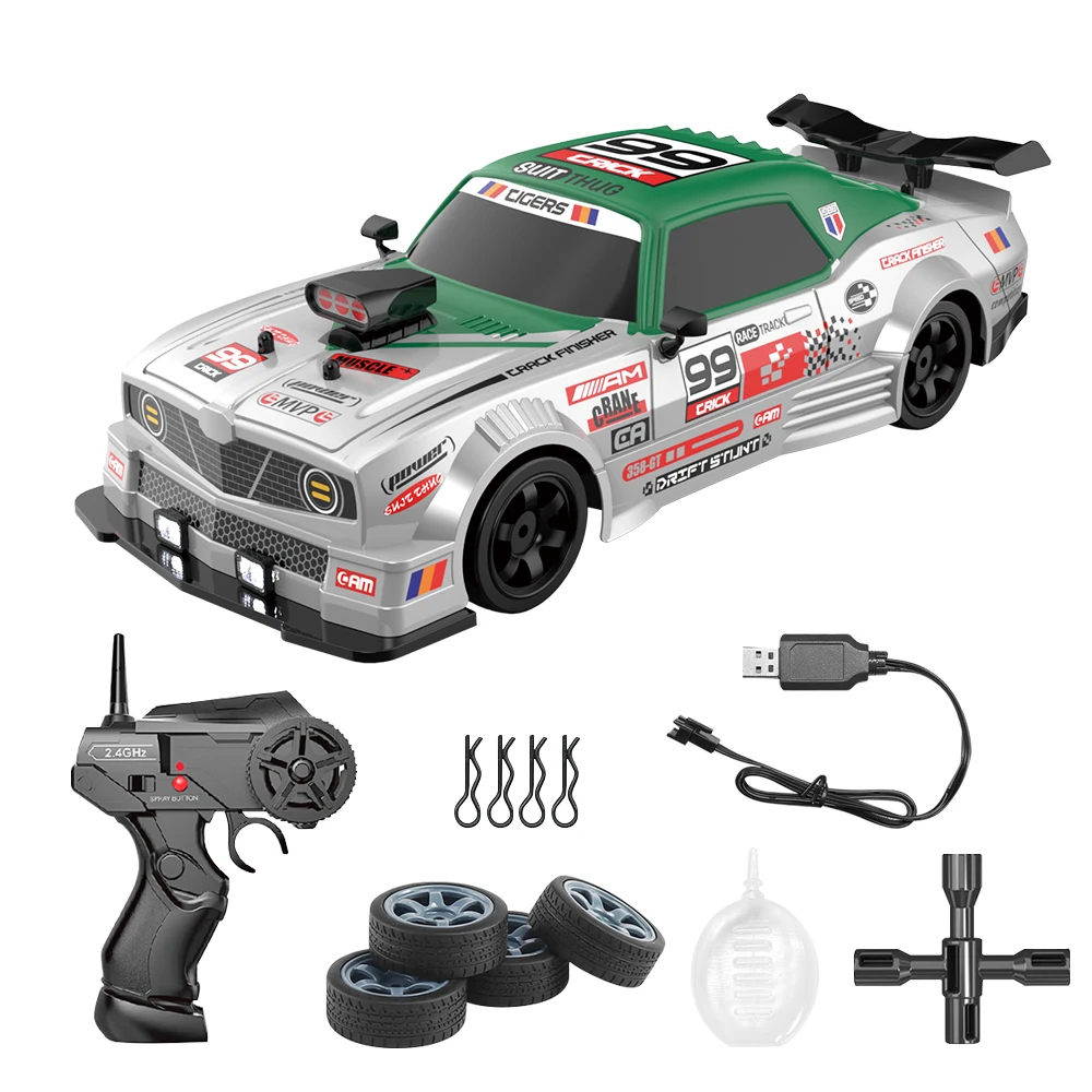 Coche De Carreras De Alta Velocidad Con Control Remoto De 2,4 G