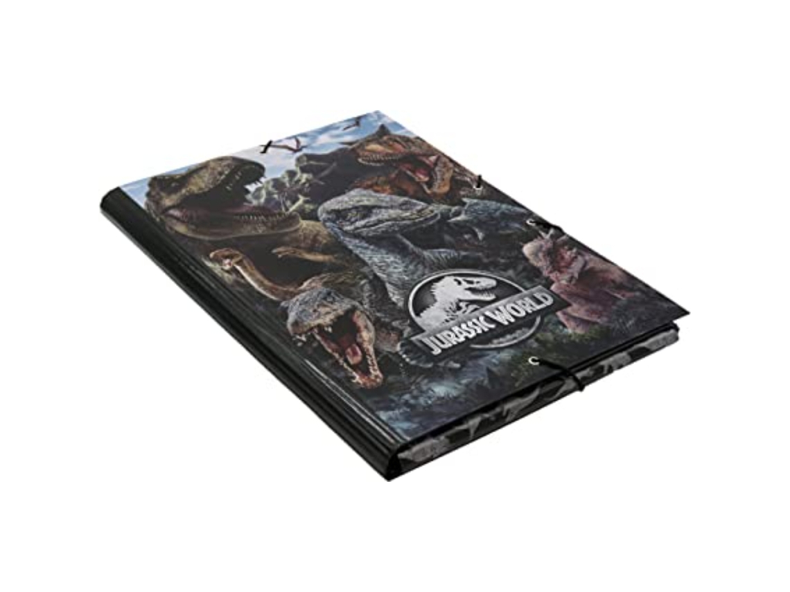 Cubierta con Elástico JURASSIC WORLD 71054 (Negro)