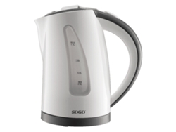Hervidor SOGO Ss7710 1,7L 2200W Blanco Res. Oculta