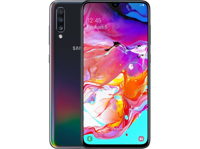 Smartphone SAMSUNG Galaxy A70 (6.7'' - 6 GB - 128 GB - Negro)