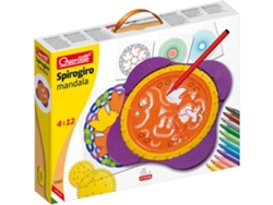 Juego Educativo QUERCETTI Play CREATIVO Spirogiro Mandala (Edad Mínima: 4 Años - 36 x 27,5 x 6 cm)