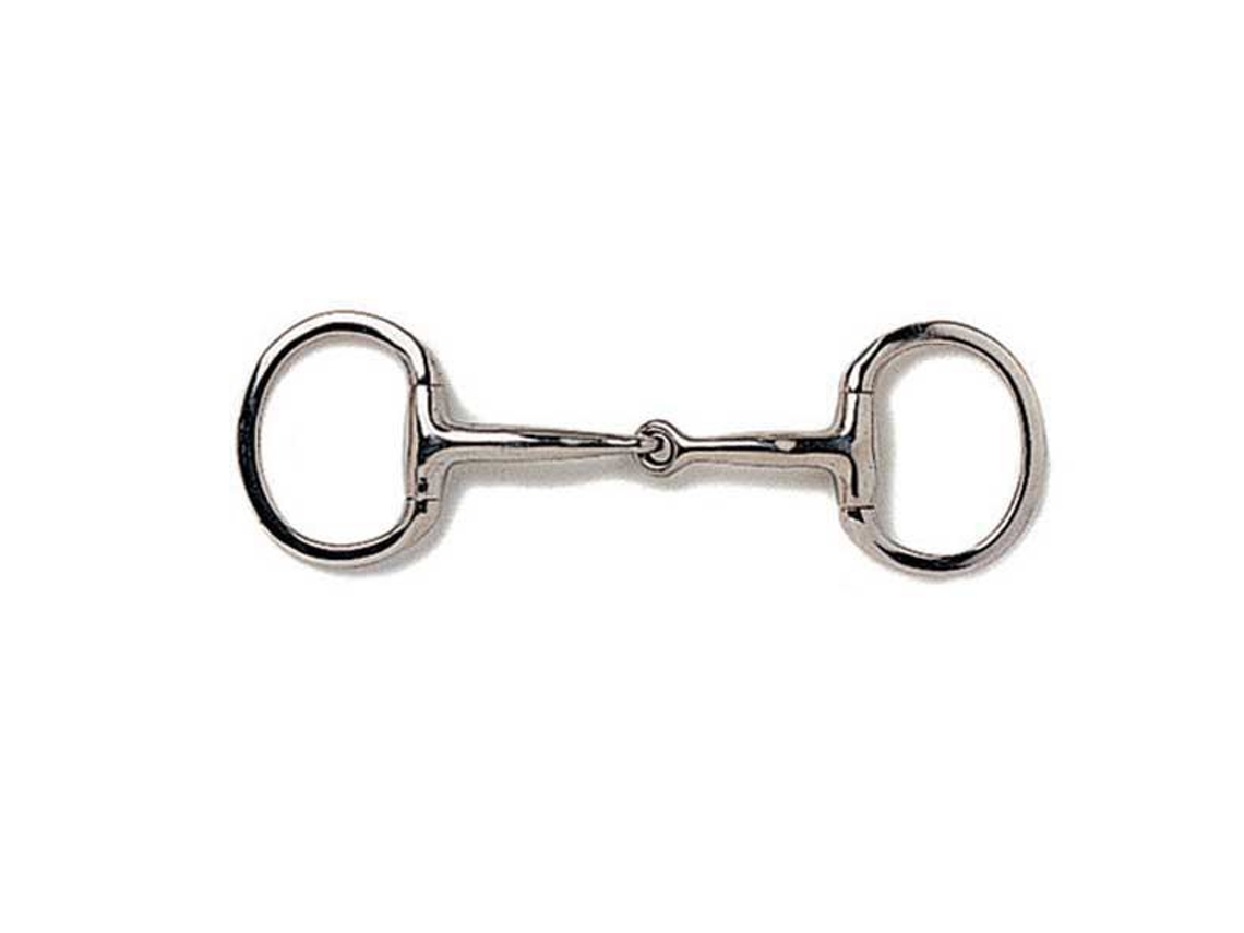 Snaffle Fino de Ovo Prateado 13.5 Cmsefton