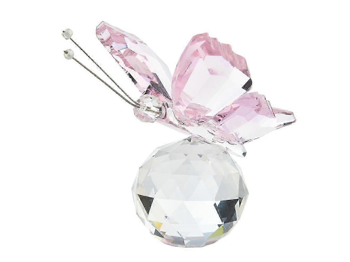 Prisma de mariposa de cristal 25-26 atrapasol refractor de luz arcoíris