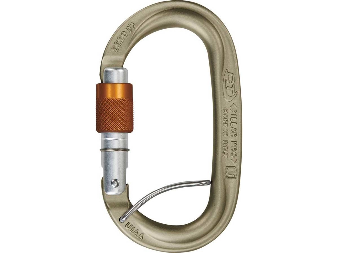Mosquetón De Escalada CLIMBING TECHNOLOGY Pillar Pro Hc Sgl (Dorado - 111 x 64 cm)