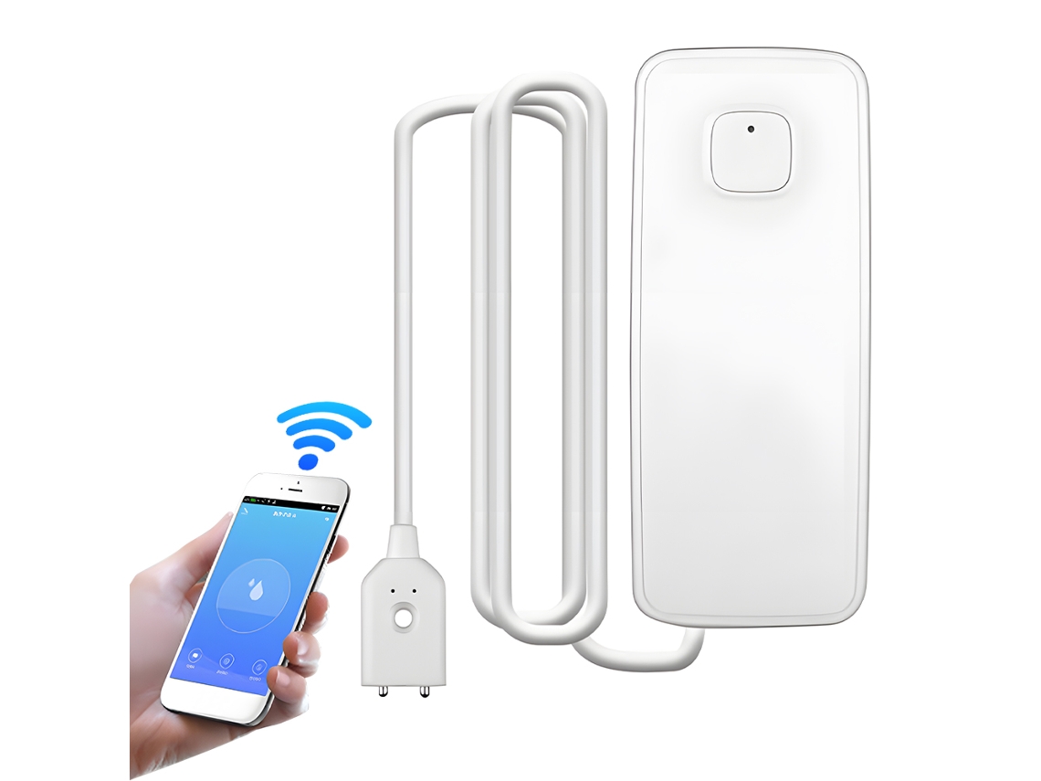 Detector de fugas de agua wifi con aplicación de alarma IP67