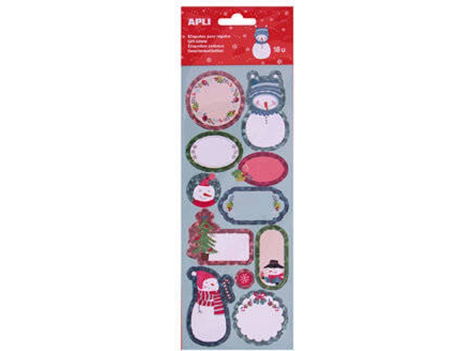 Etiqueta De Regalo apli navidad tonos pastel kids 17893 18