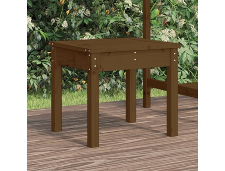 Banco De Jardín VIDAXL Marrón Madera (50x44x45 cm)