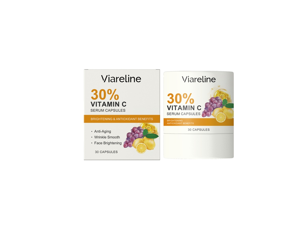 Cápsulas faciales antioxidantes con esencia de vitamina C