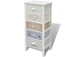 Maison Exclusive - Mueble De Almacenaje Estilo Francés Con 5 Cajones Madera