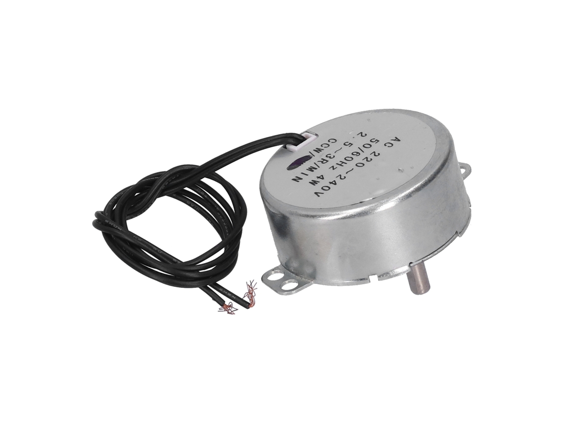 2 Piezas Motor Micro Sincrónico Direccional Ccw 220-240v 2.5-3rpm 4w Accesorios Herramientas