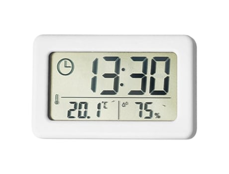 Reloj simple, ligero y delgado, reloj electrónico de temperatura y humedad, reloj conveniente