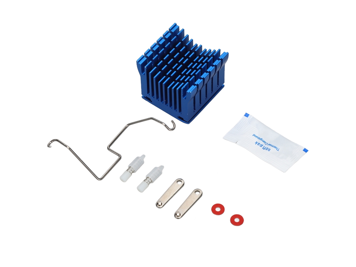 Disipador De Calor De Aluminio Cooler Radiador Para Placa Pcb Motherboard Azul