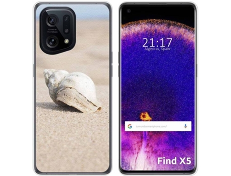 Carcasa para Oppo Find X5 5G TUMUNDOSMARTPHONE Dibujos Concha Multicolor