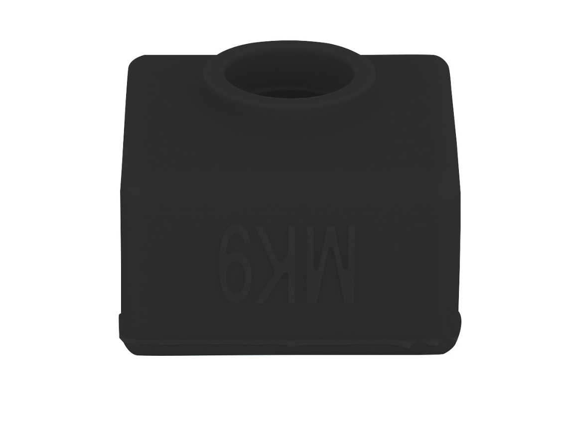 5 Piezas Funda De Silicona Para Bloque De Calor Impresora 3d Creality Cr-10/ender 3 Mk7 Mk8 Mk9 Negro