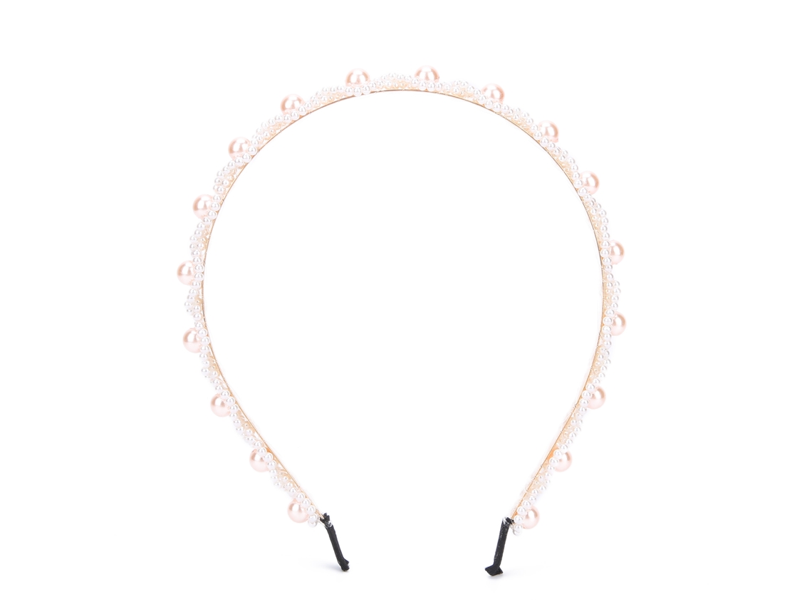 Diadema De Aleación Con Perlas Falsas Para Mujeres, Accesorio De Pelo De Moda Para Bodas Y Fiestas