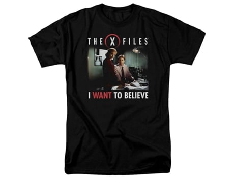 Camiseta ROCKINSTONE Eu Quero Acreditar Arquivo X (S)