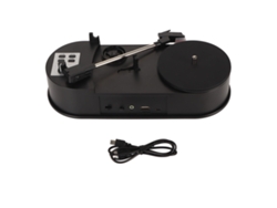 Convertidor Profesional De Tocadiscos A Mp3 Con Soporte Para 33/45 Rpm, Plug And Play Usb 2.0 Para Amantes De La Música.