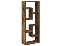 Estante de pared en derivados de madera de roble ahumado MAISON EXCLUSIVE (36x16x90 cm)