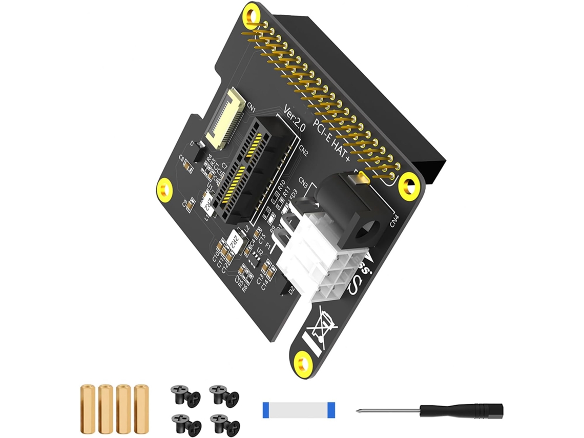 Adaptador Pcie De 1 X 6 Pines, Conectores Externos De 12 V, Fuente De Alimentación