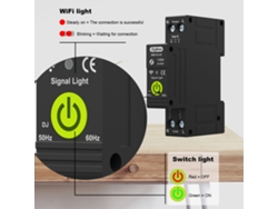 Breaker Inteligente Tuya Zigbee 1p Con Medida Energía Bidireccional, Temporizador Y Protector De Reconexión Automática, Compatible Con Alexa
