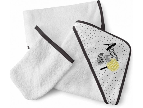 Funda de Baño TANUKI Adventure Awaits (75x75 cm - Negro)