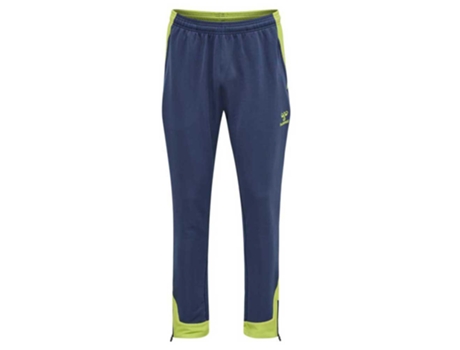 Pantalones para Hombre HUMMEL Lead Poly Azul para Fútbol (M)