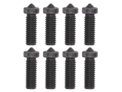 8pcs Bico de Extrusor 0.4mm Aço Endurecido Rosca M6 para PLA ABS PETG