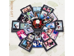 Caja Sorpresa, Caja Creativa DIY para Regalo de Cumpleaños con Tema de Amor, Álbum de Fotos y Recuerdo por Descubrir EIOORORRIY