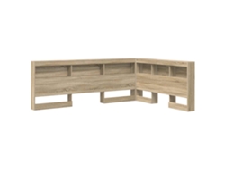 Maison Exclusive - Cabecera De Almacenamiento Con Estante Roble Sonoma 160 Cm