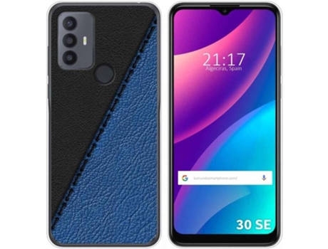 Carcasa para TCL 30 SE TUMUNDOSMARTPHONE Dibujos Cuero 02 Multicolor