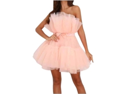 2026-vestido Tulle Sin Mangas Corto De Malla Princess Para Fiesta Casual Verano Primavera