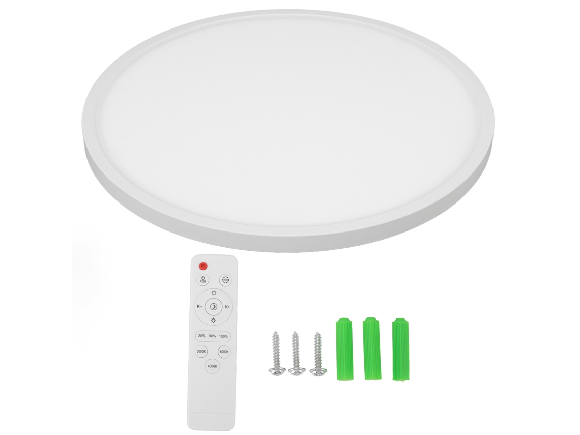 2026-luz De Techo Empotrada Led 11.4 Pulgadas Dimmable 3 Modos Rgb Impermeable Redonda 110‑240v Para Dormitorio