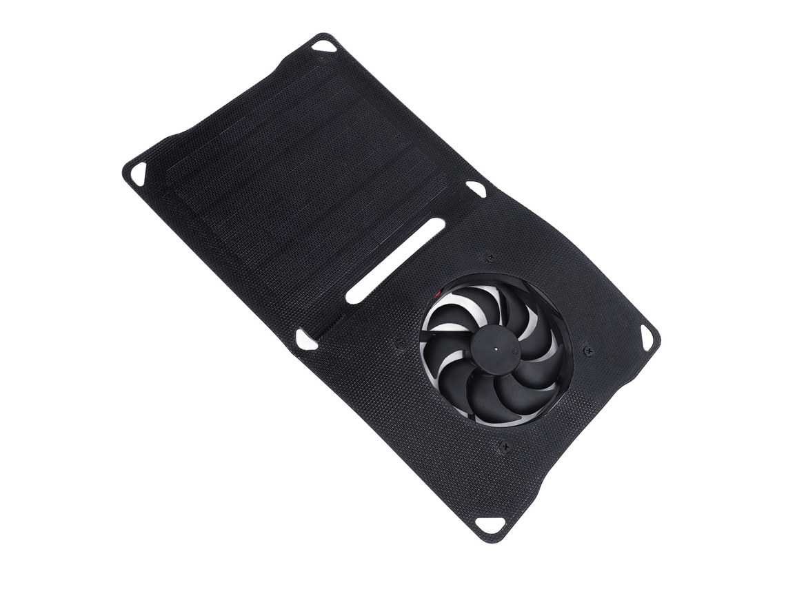 Ventilador solar portátil de 10 W fabricado en silicio monocristalino para invernadero