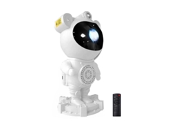 Rebe-lámpara De Mesa Nocturna Starry Night Proyección Estrellas Bluetooth 8 Músicas Temporizador 1h/2h Control Remoto 100-240v