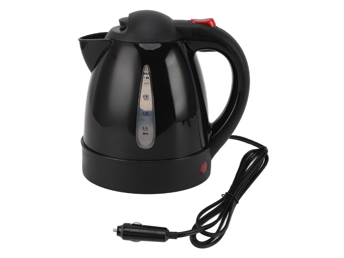 Hervidor Eléctrico Portátil Para Coche, 24 V, 250 W, 1 L, Acero Inoxidable 304, Apagado Automático, Sistema Antigoteo.