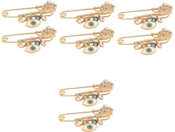 Kit De Broche Colorido De Ojo Turco, Gafas De Sol, Pin Y Pulsera De Tenis Para Mujer