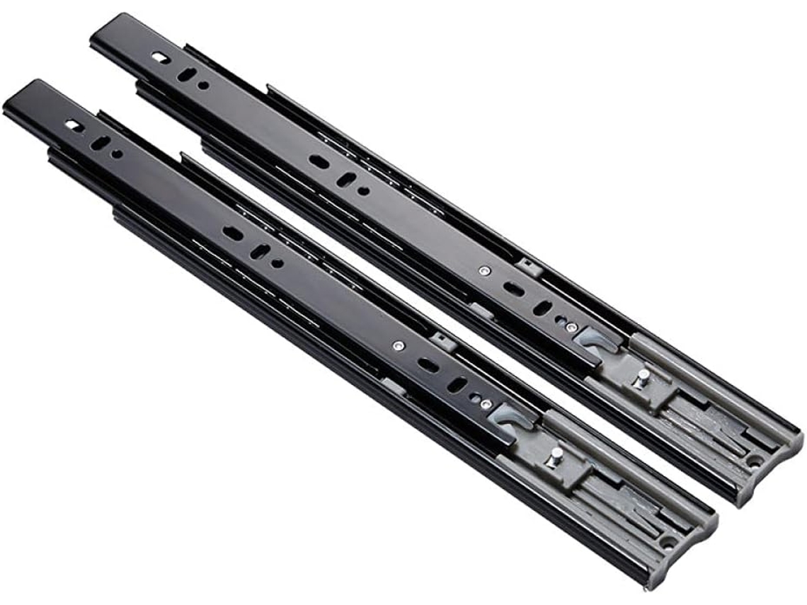 2 10-22 45 Mm 22 (550 Piezas De Guías Metálicas Para Cajones Con Amortiguador, Pulgadas De Ancho)