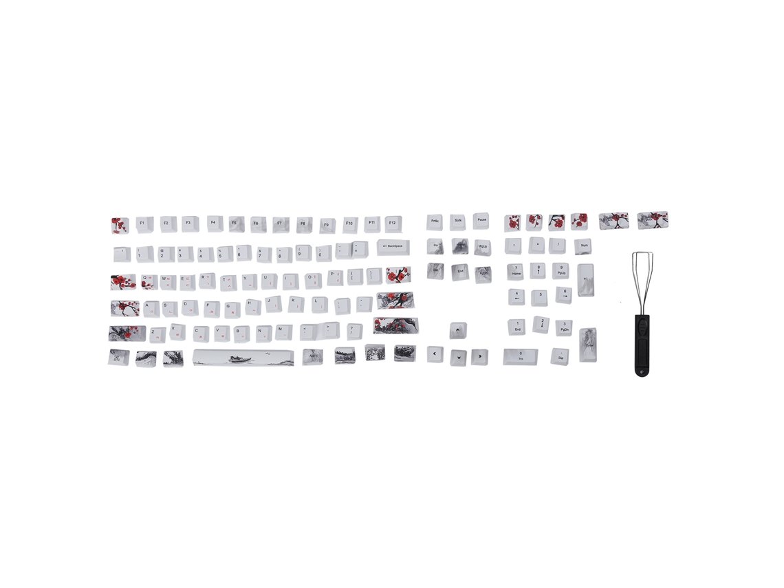 Capas De Teclado Pbt 5 Lados Sublimação 110 Teclas Para Teclados Mecânicos Ópticos (inglês Coreano)