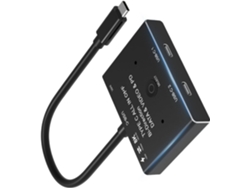 Conmutador Usb-c De Doble Dispositivo 8k A 60 Hz, Conmutación De Pantalla De 10 Gbps Para Cambio De Contenido.