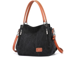 Bolso De Hombro Para Mujer Grande Bolso Tote De Lona Moda Bolso Hobo (bla Rxf