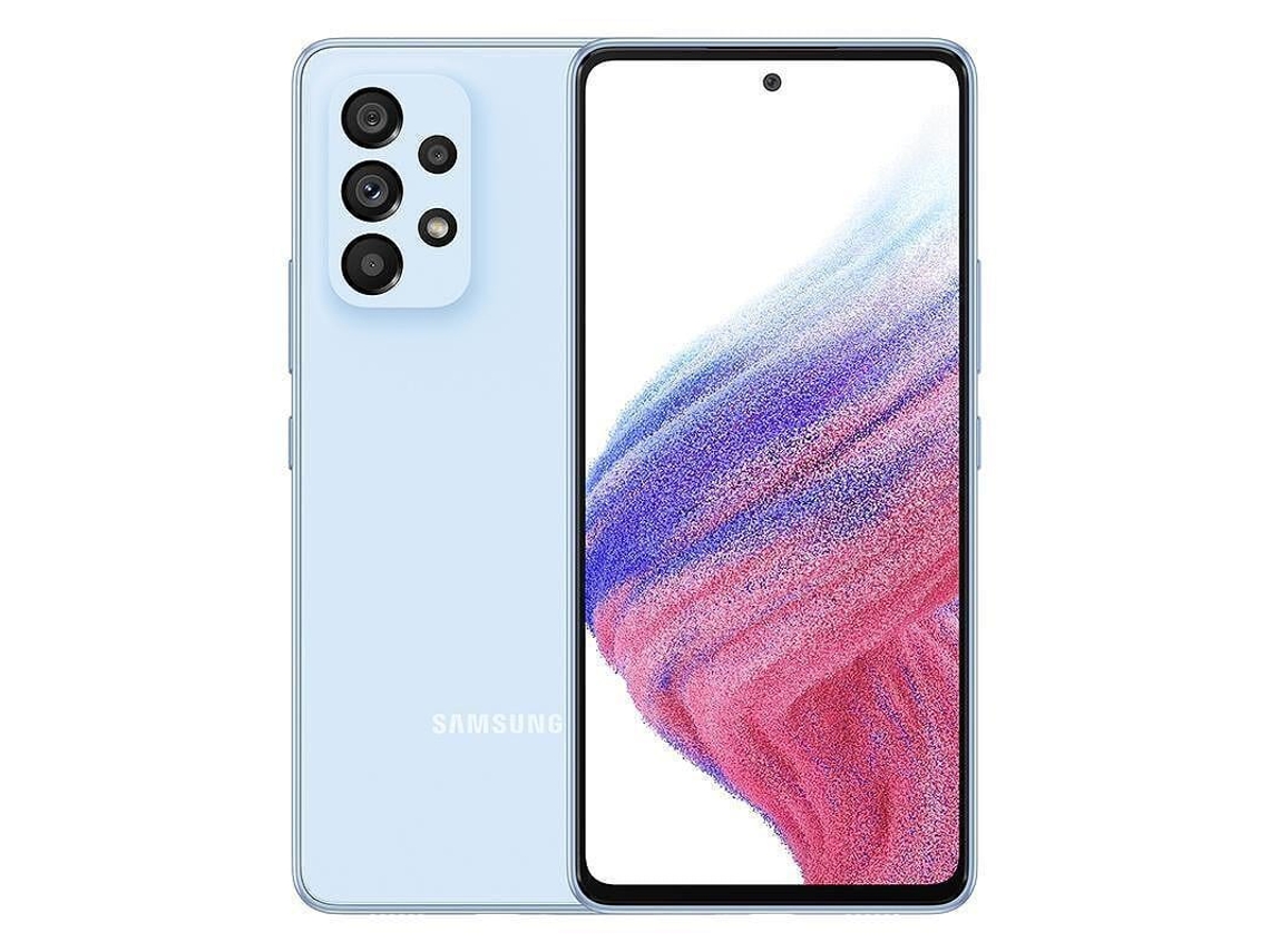 SAMSUNG Galaxy A53 5G 256Gb A536B Ds Azul Grado C Smartphone Reacondicionado Señales de Uso