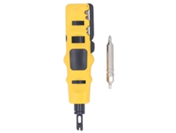 Herramienta De Impacto Para Perforación Con 88 110 Cuchillas Para Cables Cat5, Cat6 Y Cat7, Incluye Pelacables Y Destornillador.