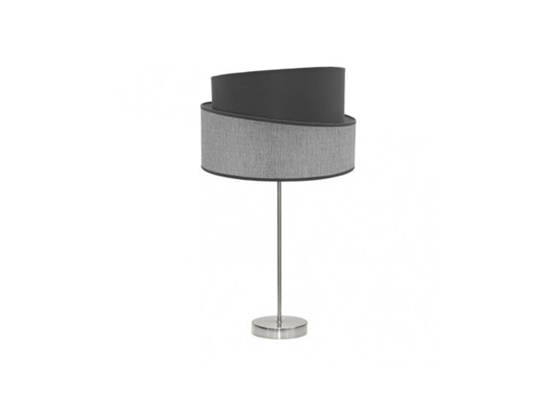 Lámpara de mesa Alto Hara 1xe27 Níquel/gris 66x35x35 cm Fabrilamp