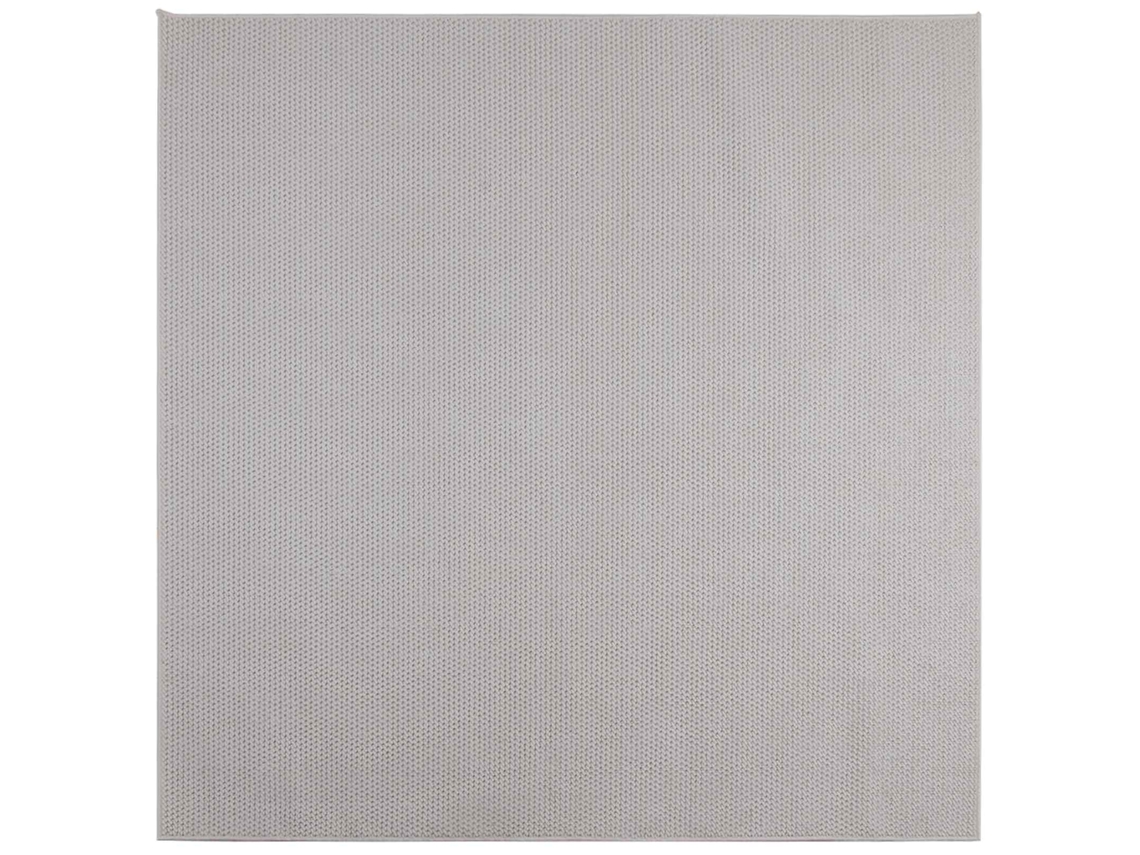 Alfombras De Área Cuadrado Lugo Crema 240 X 240 Cm Poliéster