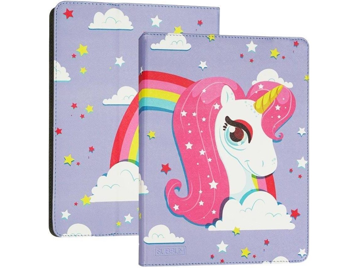 Funda SUBBLIM Unicornio para Tablet Universal - 10.1'' (Multicolor)