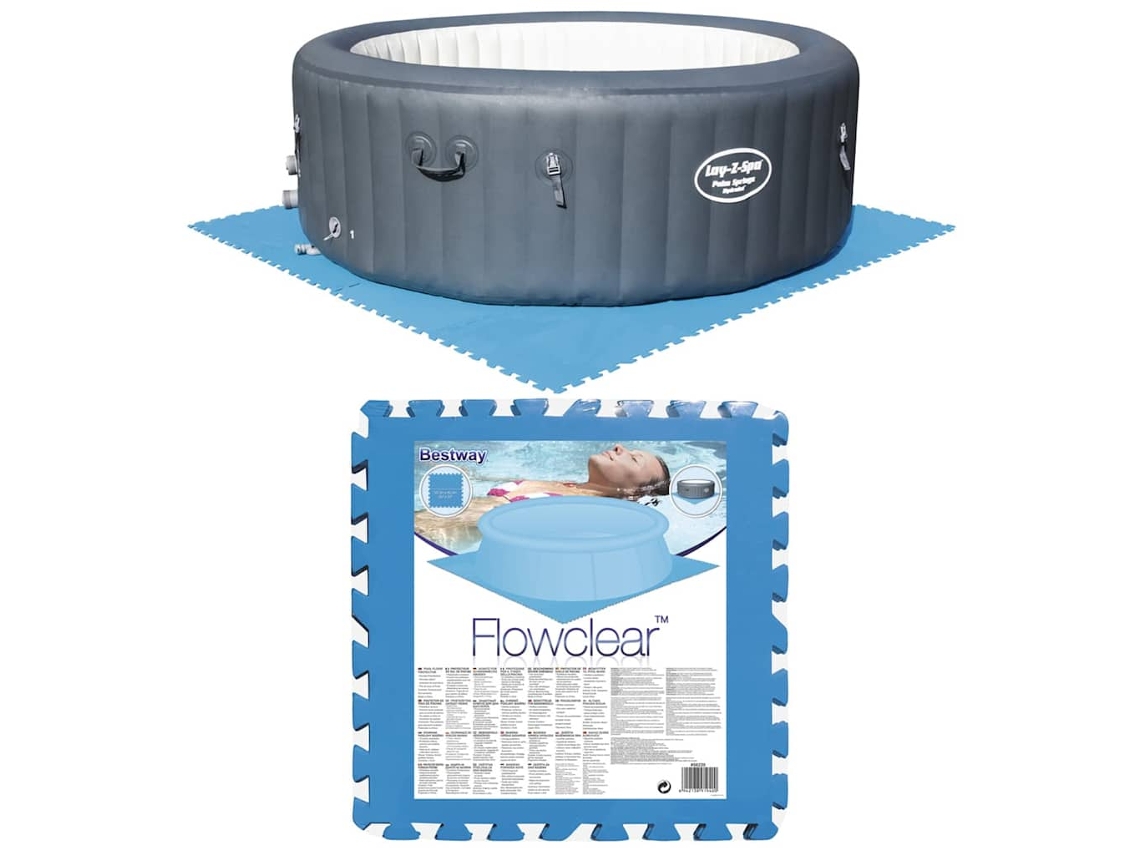 Protector de suelo de piscina BESTWAY Azul Polietileno (50 x 50 cm)